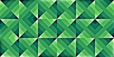 Green Modern Random Filling Geometric Shapes Pattern Background Texture. photo