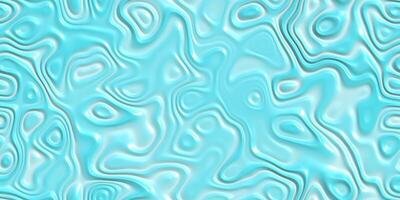 Creamy white sky blue bent flower gel surface. Liquid curves motion background. Fluid twist dynamic cream texture. Flowing colored abstract design backdrop. photo