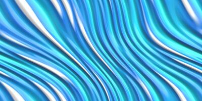 Liquid white blue sky light curves motion background. Fluid twist dynamic cream texture. Flowing colored abstract design backdrop. Creamy bent flower gel surface. photo