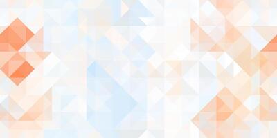 Geometric background pattern. Coral light sky blue. Seamless different flat even color shapes minimal design. photo