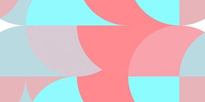 Blue pink colored modern geometry half circles backgrounds. Rounded colorful creative design texture. photo