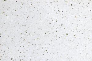 Green leaf pieces with fibers paper surface. Decorative plant paper texture. Grass decorated paper background. Landscape horizontal orientation. photo