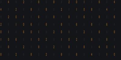 Yellow numeral tech design backdrop. Abstract display digit pattern. Electronic Numbers Background. Cyberspace texture. Numeric binary creative surface. photo
