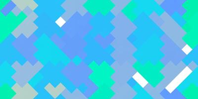Blue green colored geometric pixelate texture. Colorful square geometry backdrop. Pixel graphic surface. Modern multicolor pattern. photo