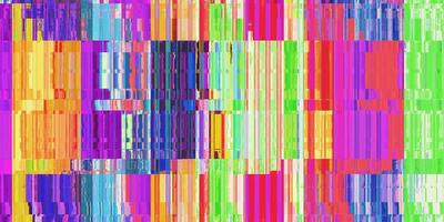 Colored Rustic Metal Fencing Distorted Geometric Surface. Abstract grunge pattern. Distortion Screen Texture. Colorful Noise Background. Glitch Art Backdrop. photo