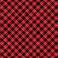 Gingham Pattern. Seamless red black two-color diagonal check pattern. Good for shirts, blouses, dresses. photo