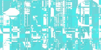 Turquoise Distortion Screen Texture. Colorful Noise Background. Glitch Art Backdrop. Distorted Geometric Surface. Abstract grunge pattern. photo