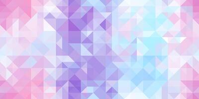 Geometric background pattern. Pink violet sky blue. Seamless chaotic random forms colored geometric modernism style. photo