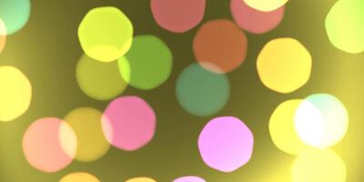Yellow pink bright glowing colorful pattern. Defocused sweet design. Bokeh background. Blurred colored texture. Happy color love creative backdrop. photo