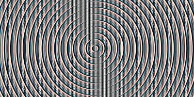 Striped blue red circles projector lens background creative. Searchlight screen optical. Lamp flare glow. Fresnel lens pattern. Spotlight glass art texture. photo