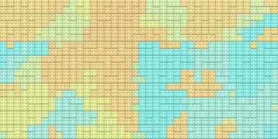 Peach yellow blue toy bricks texture. Colored plastic pieces backdrop. Colorful brick block toys pattern. Happy creative child puzzle surface design. Plastic building blocks background. Like Lego. photo