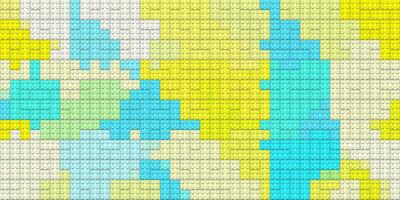 Blue yellow white colored plastic pieces backdrop. Colorful brick block toys pattern. Happy creative child puzzle surface design. Plastic building blocks background. Toy bricks texture. Like Lego. photo