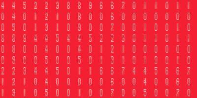 Red pink numeric binary creative surface. Numeral tech design backdrop. Abstract display digit pattern. Electronic Numbers Background. Cyberspace texture. photo
