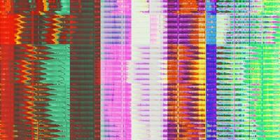 Multicolor Dark Wavy Colorful Noise Background. Glitch Art Backdrop. Distorted Geometric Surface. Abstract grunge pattern. Distortion Screen Texture. photo