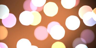 Orange happy color love creative backdrop. Bright glowing colorful pattern. Defocused sweet design. Bokeh background. Blurred colored texture. photo