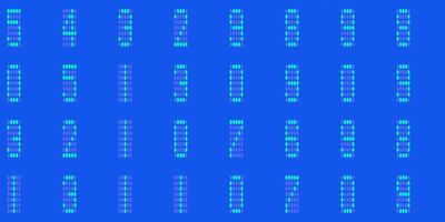 Blue numeral tech design backdrop. Abstract display digit pattern. Electronic Numbers Background. Cyberspace texture. Numeric binary creative surface. photo