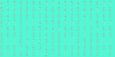 Turquoise numeric binary creative surface. Numeral tech design backdrop. Abstract display digit pattern. Electronic Numbers Background. Cyberspace texture. photo