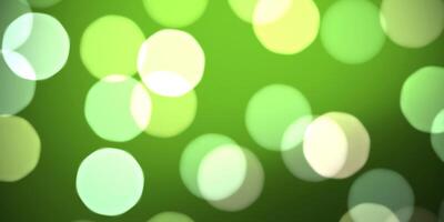 Green defocused sweet design. Bokeh background. Blurred colored texture. Happy color love creative backdrop. Bright glowing colorful pattern. photo