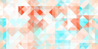 Geometric background pattern. Brown sky blue white. Seamless chaotic usual forms multicolor geometric modernism style. photo