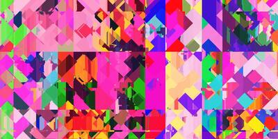 Multicolor Distorted Geometric Surface. Abstract grunge pattern. Distortion Screen Texture. Colorful Noise Background. Glitch Art Backdrop. photo