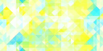 Geometric background pattern. Summer yellow sky blue. Seamless chaotic random forms colored geometric modernism style. photo
