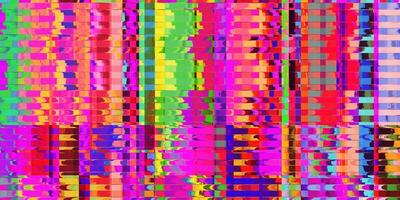 Multicolor Stripe Distortion Screen Texture. Colorful Noise Background. Glitch Art Backdrop. Distorted Geometric Surface. Abstract grunge pattern. photo