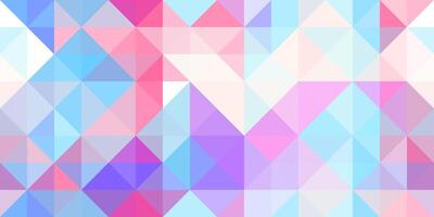 Geometric background pattern. Pink blue lilac violet white. Seamless rambling regular figures multicolor geometric minimal design. photo