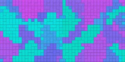 Turquoise blue pink colored plastic pieces backdrop. Colorful brick block toys pattern. Happy creative child puzzle surface design. Plastic building blocks background. Toy bricks texture. Like Lego. photo