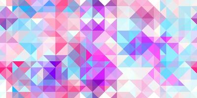 Geometric background pattern. Pink blue lilac violet white. Seamless shambolic common triangles color geometric modernism style. photo