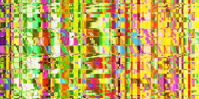 Green Yellow Ribbed Metallic Distorted Geometric Surface. Abstract grunge pattern. Distortion Screen Texture. Colorful Noise Background. Glitch Art Backdrop. photo