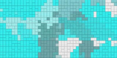 Blue white colored plastic pieces backdrop. Colorful brick block toys pattern. Happy creative child puzzle surface design. Plastic building blocks background. Toy bricks texture. Like Lego. photo