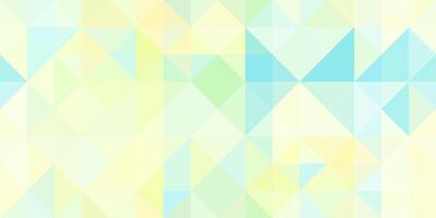 Geometric background pattern. Light yellow sky blue. Seamless rambling regular figures multicolor geometric minimal design. photo