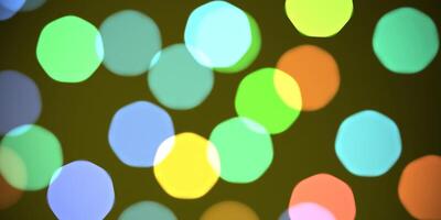 Bright glowing colorful pattern. Defocused sweet design. Bokeh background. Blurred colored texture. Happy color love creative backdrop. photo