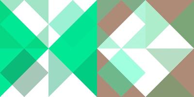 Geometric background pattern. Brown green white. Seamless chaotic usual forms multicolor geometric modernism style. photo