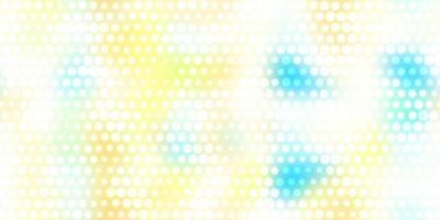 Yellow blue blurred dotted colored texture. Happy circles color love creative backdrop. Bright rings glowing colorful pattern. Simple sweet design. Dots color background. photo