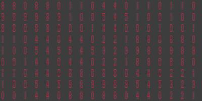 Red pink abstract display digit pattern. Electronic Numbers Background. Cyberspace texture. Numeric binary creative surface. Numeral tech design backdrop. photo