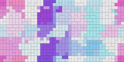 Blue violet white toy bricks texture. Colored plastic pieces backdrop. Colorful brick block toys pattern. Happy creative child puzzle surface design. Plastic building blocks background. Like Lego. photo