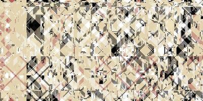 Beige Checkered Rhombuses Distorted Geometric Surface. Abstract grunge pattern. Distortion Screen Texture. Colorful Noise Background. Glitch Art Backdrop. photo