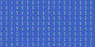 Blue numeral tech design backdrop. Abstract display digit pattern. Electronic Numbers Background. Cyberspace texture. Numeric binary creative surface. photo