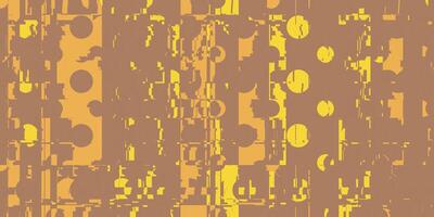 Brown Dots Distortion Screen Texture. Colorful Noise Background. Glitch Art Backdrop. Distorted Geometric Surface. Abstract grunge pattern. photo