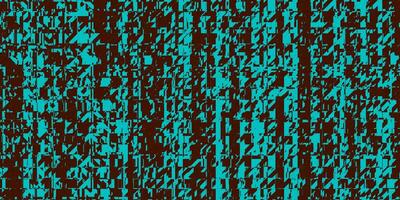 Turquoise Blue Brown Colorful Noise Background. Glitch Art Backdrop. Distorted Geometric Surface. Abstract grunge pattern. Distortion Screen Texture. photo