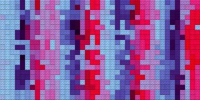 Turquoise pink plastic building blocks background. Toy bricks texture. Colored plastic pieces backdrop. Colorful brick block toys pattern. Happy creative child puzzle surface design. Like Lego. photo