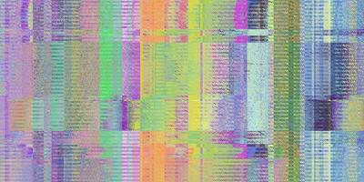 Multicolor Jeans Denim Distorted Geometric Surface. Abstract grunge pattern. Distortion Screen Texture. Colorful Noise Background. Glitch Art Backdrop. photo