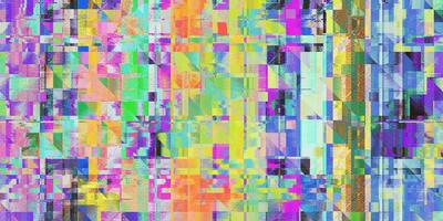 Colored Bright Pink Distortion Screen Texture. Colorful Noise Background. Glitch Art Backdrop. Distorted Geometric Surface. Abstract grunge pattern. photo