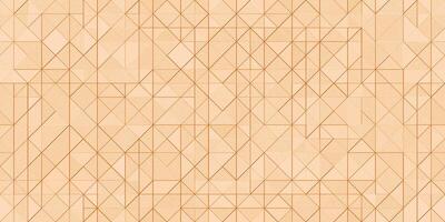 Golden Metallic Triangles Surface. Seamless Gold Pattern. photo