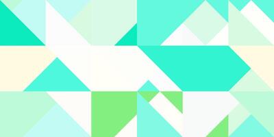 Geometric background pattern. Sea green blue turquoise white. Seamless chaotic usual forms multicolor geometric modernism style. photo