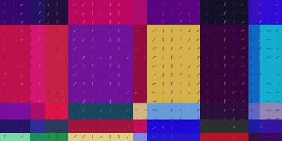 Colored Minimal Dynamic Dashes Distorted Geometric Surface. Abstract grunge pattern. Distortion Screen Texture. Colorful Noise Background. Glitch Art Backdrop. photo