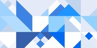 Geometric background pattern. Blue white grey. Seamless chaotic usual forms multicolor geometric modernism style. photo
