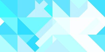 Geometric background pattern. Cyan sky blue white. Seamless shambolic common triangles color geometric modernism style. photo