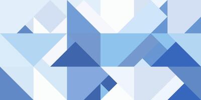 Geometric background pattern. Odyssey blue grey white. Seamless chaotic random forms colored geometric modernism style. photo